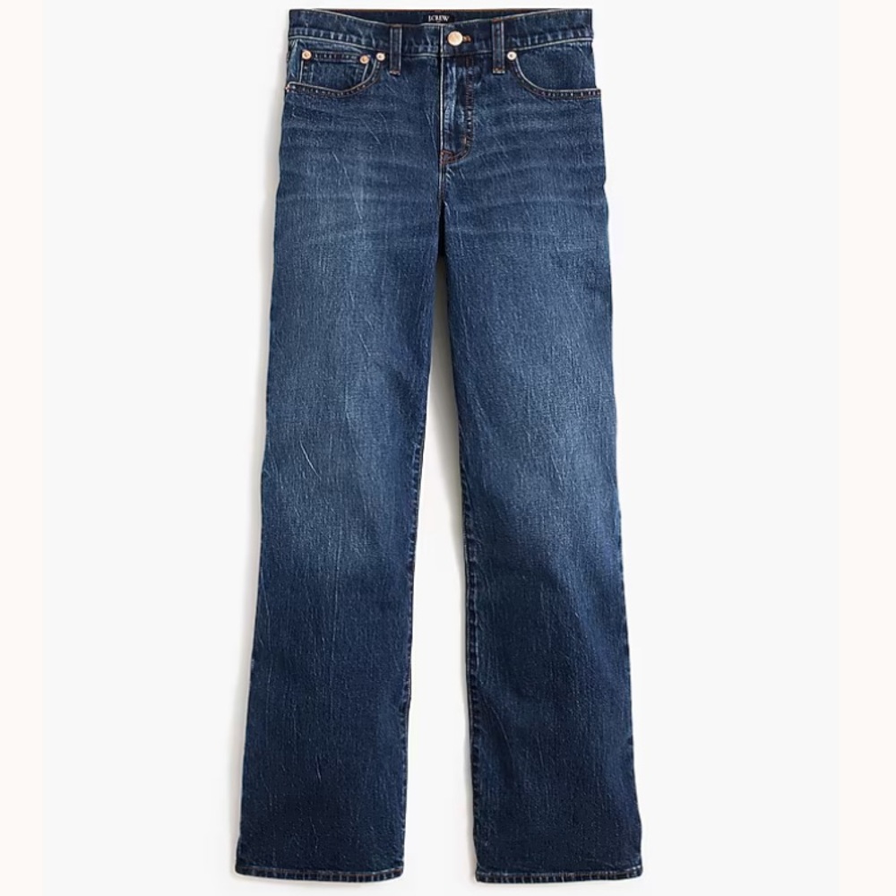 J. Crew Women's Dark Blue Flare Jeans